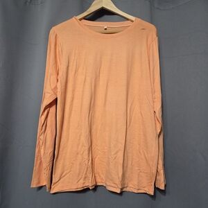 Peach Long Sleeve Women's Shirt